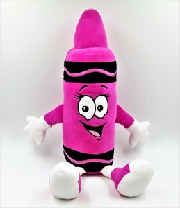 Crayola Jazzyberry Jam Pink Crayon Stuffed Plush Toy 18