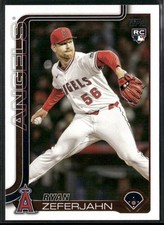 Ryan Zeferjahn 2025 Topps Update #US324 RC Los Angeles Angels
