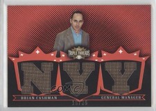 2007 Topps Triple Threads Relics 16/36 Brian Cashman #TTR73 7v7