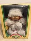 Vintage 1985 Cabbage Patch Kids Girl Red Hair Blue Eyes Damaged Box