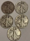 Walking Liberty Half Dollars lot of 5