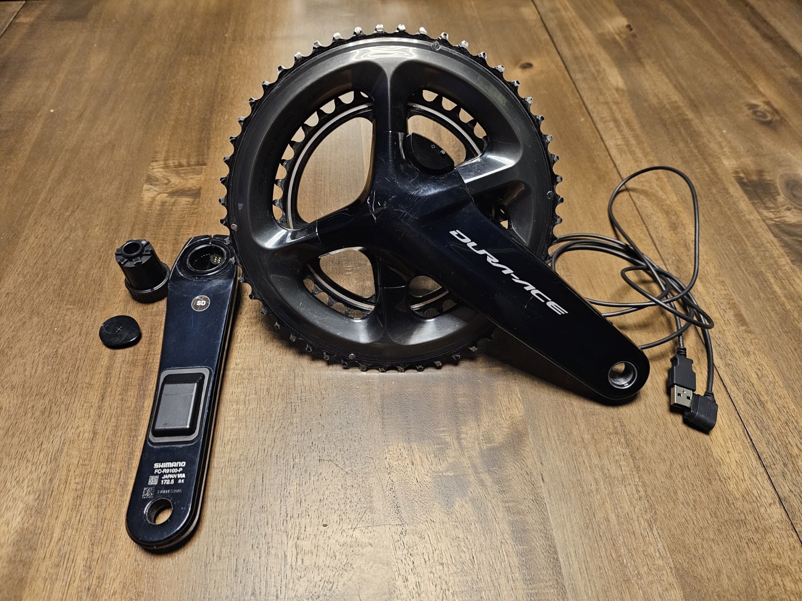 Shimano Dura-Ace R9100P 2 x 11s Power Meter Road Bike Crankset 172.5 mm 52/36T 