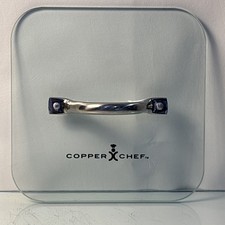 Copper Chef Glass Square Press Weight 8x8 Bac...