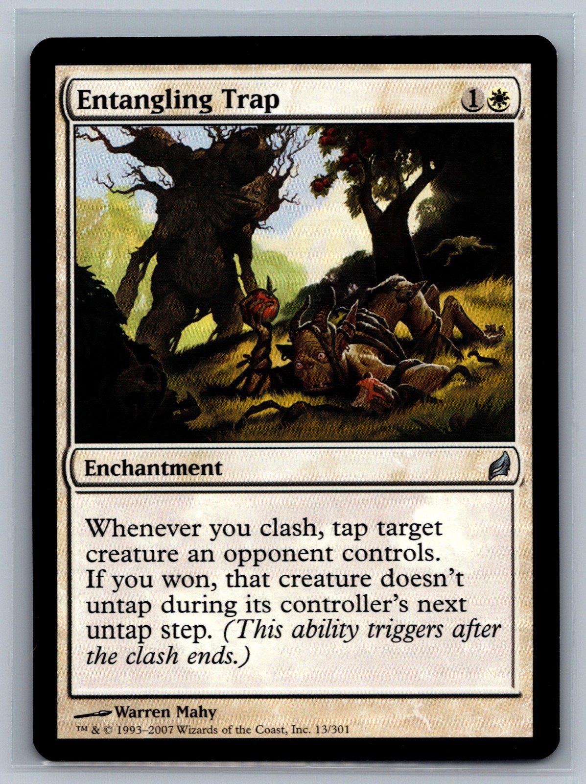 Magic The Gathering Lorwyn Entangling Trap #13/301 MTG TCG CCG