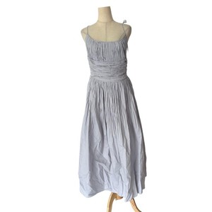 long blue jean dress Entertain Me Sleeveless A-Line Maxi Dress Denim Blue XS main image 0