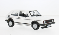 Bburago Vw Golf MK1 Gti Weiß Modellauto 1979 1:24 Neu & Ovp