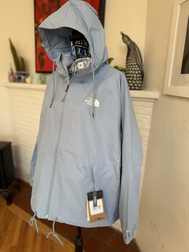 The North Face Donna Plus Antora Giacca Antipioggia Felpa con Cappuccio Acciaio Blu Taglia 3X Nuova con etichette $120 - Foto 13 di 16
