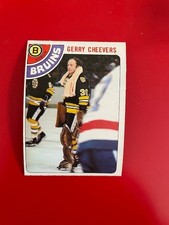1978-79 O-Pee-Chee OPC #140 Gerry Cheevers -  Boston Bruins NRMT