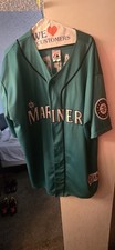 KEN GRIFFEY JR SEATTLE MARINERS 1994 TEAL GREEN THROWBACK  JERSEY  MAJESTIC XXXL