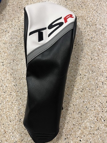 Neu TITLEIST TSR Leder Driver Headcover (TSR1, TSR2, TSR3, TSR4) schwarz weiß