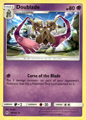 Doublade 48/131 Uncommon Regular SM - Forbidden Light MP