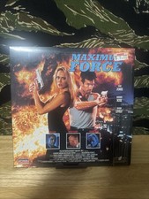 Maximum Force Extended Play Laserdisc LD - Sam Jones RARE MESSAGE 4 TESTING 
