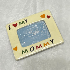 Two Powers I Love My Mommy Hearts Nursery Picture Frame, Cream/Multicolor