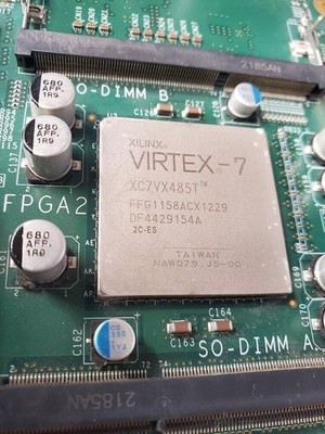 Xilinx Virtex-7 Virtex 7 XC7VX485T FFG1158ACX1229 DF4429154A 2x units on 1 board