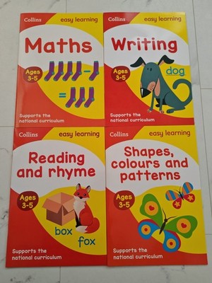 Collins Easy Learning Ages 3-5 ( 4 book set ) Paperback