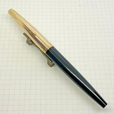 Parker Fountain Pen 45 Gold Nib Gold Filled Cap Made in USA | eBay