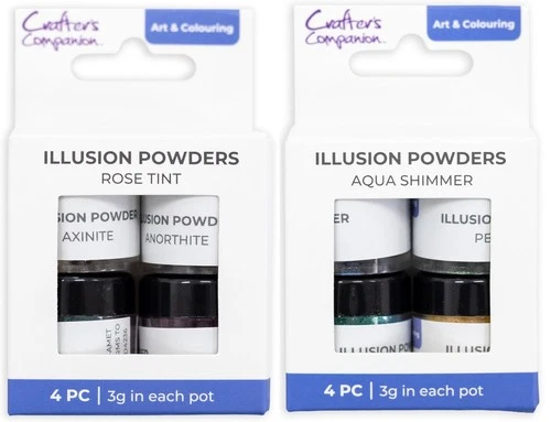 Crafters Companion - Illusion Powders - 3 Grams per pot, 4 colours