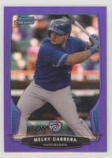 2013 Bowman Chrome Purple Refractor 22/199 Melky Cabrera #182 0dg