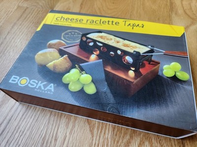 Boska Mini Raclette Cheese Grill Set Portable Tabletop Melting Party Grill