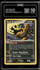 Pokemon Dark Dragonite EX Team Rocket Returns NON Holo Rare #15 TAG 10 Gem Mint