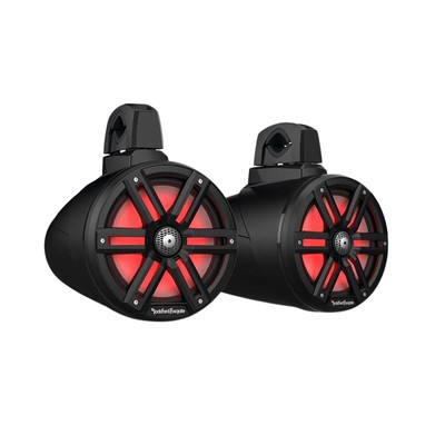 OPEN BOX Rockford Fosgate M2WL-8HB 8'' Color Optix 2 Way Horn Wake Tower Speakers