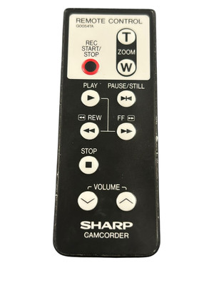 Sharp Camcorder Remote Control OEM G0054TA GENUINE