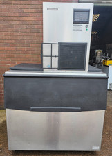 HOSHIZAKI FM300AKE-HCN-SB ICE FLAKER ON B340-SA BIN 2025 GREAT CONDITION £2995+V
