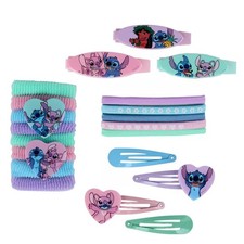 U.P.D., INC Kid's Lilo Stitch 20 Piece Hair Accesory Set