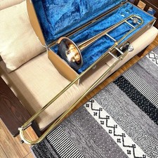 Yamaha YSL-353 Vintage Tenor Trombone Brass Musical Instrument Made in Japan