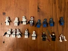 lego star wars clone trooper minifigures lot of 16 + miscellaneous droids