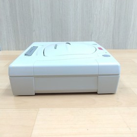 Sega Saturn white console with Virtua Gun, Fighting Stick, 3 games & memory JPN