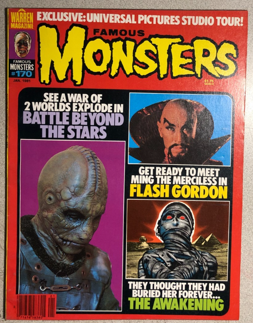 本 Famous Monsters Magazine No. 170 1981