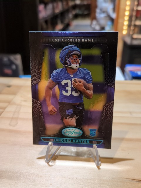 2025 Panini Certified Jarquez Hunter BLACK 1/1 Rams RC JS