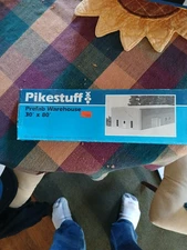 HO Pikestuff Kit PREFAB WAREHOUSE 30' X 80' Model #0004 2 kits