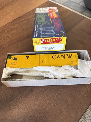 Kit de coche de caja Roundhouse escala HO C&NW Chicago y North Western 50' GARX #51511 | Zustand: New