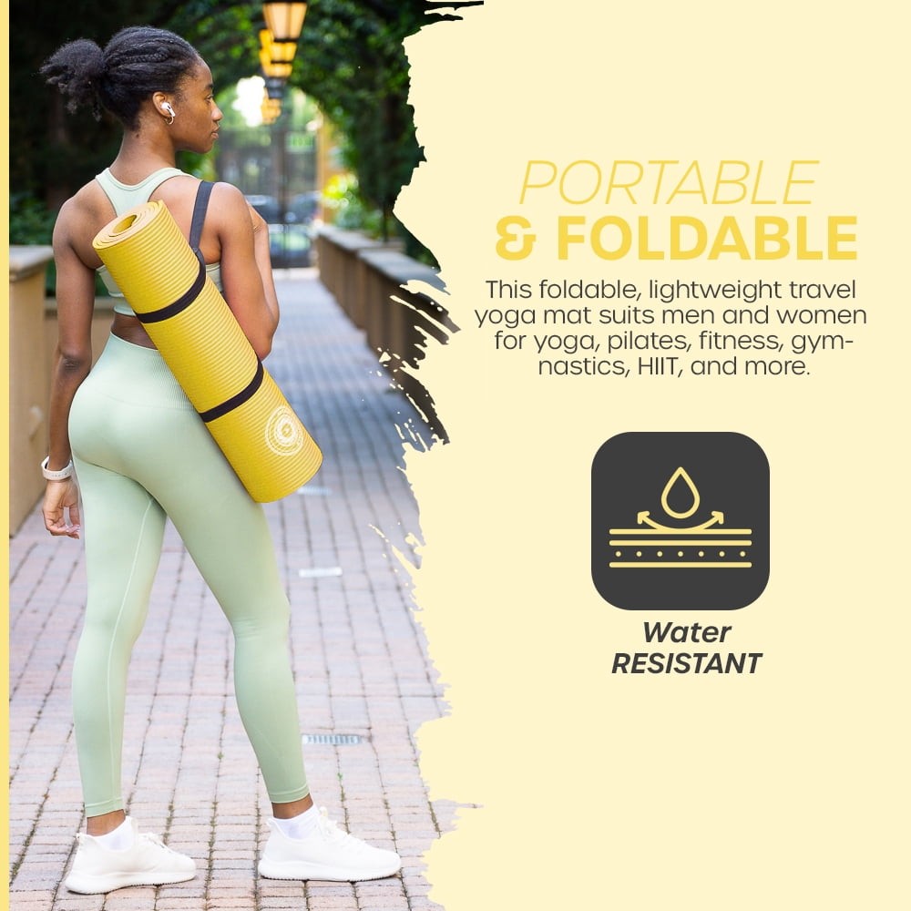Extra Thick 10mm Non-Slip Yoga Mat with Carry Strap – Lightweight & Durable Extra Thick 10mm Non-Slip Yoga Mat with Carry Strap – Lightweight & Durable