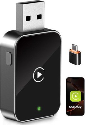 Wireless CarPlay Adapter   PARPAT Kabellose Umwandlung via USB/Type-C
