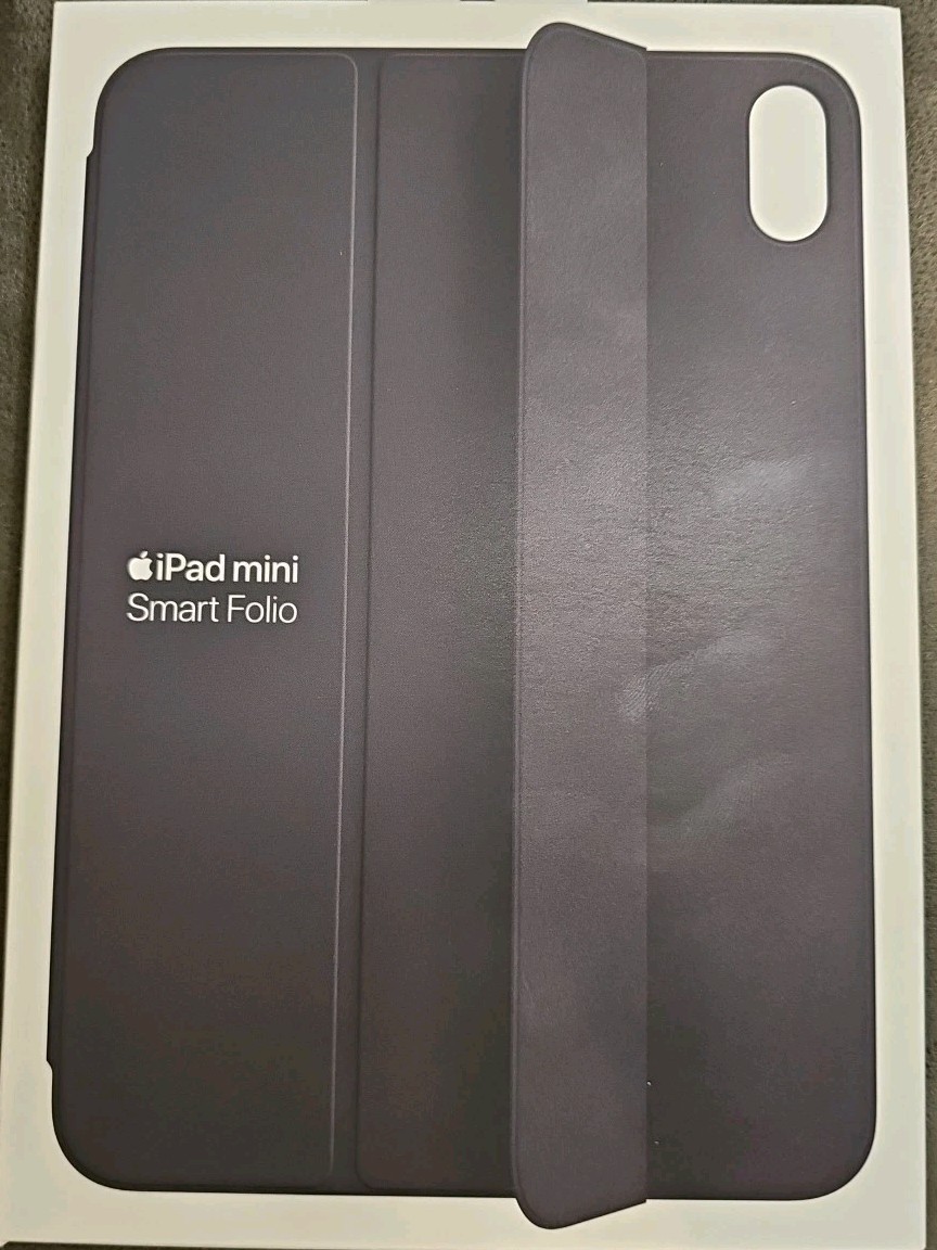Apple iPad Mini Smart Folio (A17 Pro & 6th Gen) Charcoal Gray NIB
