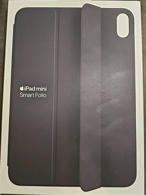 Apple iPad Mini Smart Folio (A17 Pro & 6th Gen) Charcoal Gray NIB MC2Q4ZM/A