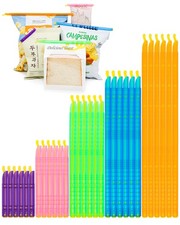 ZFKJERS 30Pcs Bag Sealer Sticks, 5 Different Color and Size Magic Green