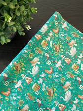 TWELVE DAYS of CHRISTMAS Design Tissue Paper Sheets Choose Size & Package Amount