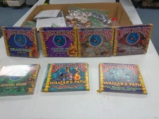 Disk Wars Uthuk Y'llan Lot -4 Sealed Packs, 3 open packs FANTASY FLIGHT GAMES