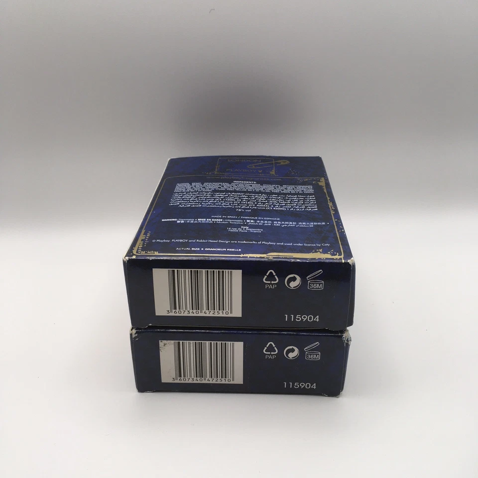 Playboy London by Coty Eau de Toilette Spray for Men, 3.4 fl oz Lot of 2, NIB - Image 3 of 3