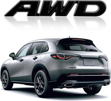 3D AWD Car Emblems and Badges with Adhesive,Premium Exterior Metal Stickers for