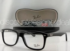 Ray-Ban RB 5228 Eyeglass Frames Black 2000EX 53mm Optical Clear Demo Lenses