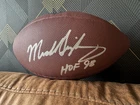 Mike Singletary Signed Auto HOF '98 Wilson Football Chicago Bears w/ COA