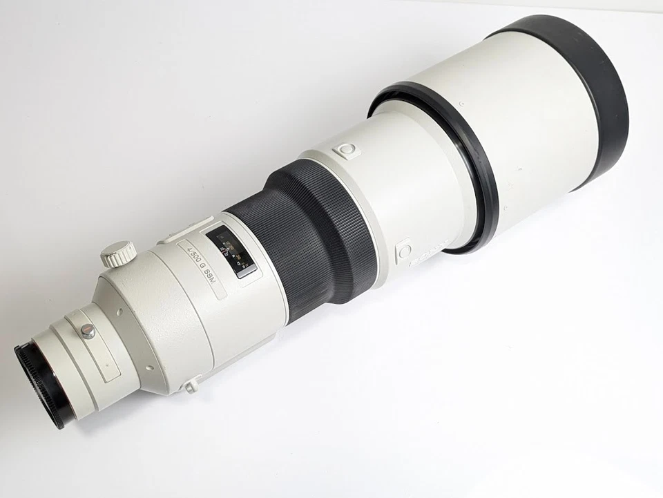 [RARE] SONY 500mm F/4 G SSM SAL500F40G pour monture SONY Minolta A avec capot... - Photo 3/4