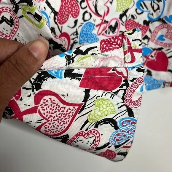 NWT Beverly Hills Uniforms Scrubs 4X PLUS SIZE - Full of Hearts - Image 4 of 4