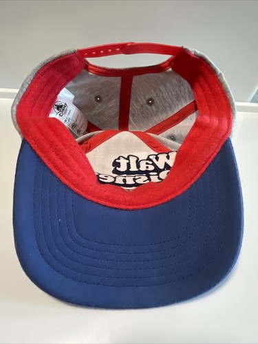 Walt Disney World Retro 1971 Grey Flat Bill Hat Baseball Snapback Cap - Picture 6 of 7
