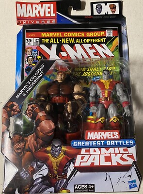 Marvel Universe COLOSSUS & JUGGERNAUT Greatest Battles Comic Packs 2012 - NEW